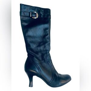 Gianni Bini Elegant Black Heeled Boots
